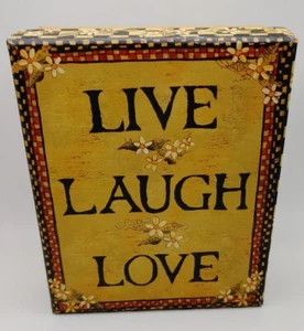 NOTE CARD SET Tri-Coastal Designs LIVE SMILE LOVE Boxed Set 2 Designs ~ NOS 2005 - Bild 1 von 8