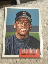 1996 Ultra Call to the Hall #4 Rickey Henderson padres!