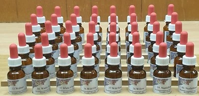 MARKENLOS Flores de Bach, 40 X20 ml, -Esencias con Pipetas,Nuevo