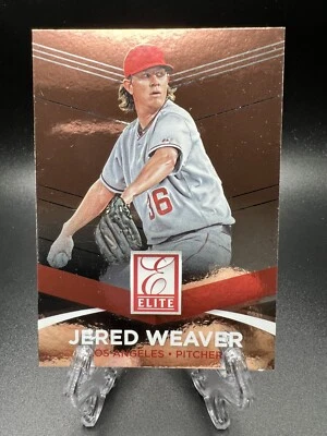 2015 Panini Donruss - Elite Jered Weaver #13 — 第 1/2 张图片