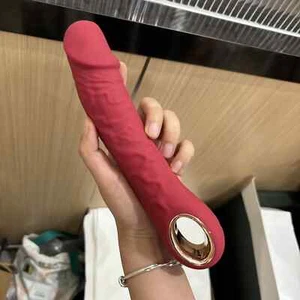 Heizung Dildo Vibrator Mit Stoßfunktion G-Punkt Vibrator Sexspielzeug Für Frauen - Bild 1 von 20