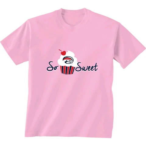 New World Graphics NCAA Houston Cougars Kids Cupcake Short Sleeve Tee, 4T, Pink Cover