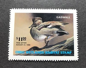 WTDstamps - Ohio #OH17 1998 - State Duck Stamp - Mint OG NH - Imagen 1 de 2