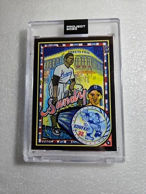 Proyecto Topps 2020 #369 Sandy Koufax - Efdot PR 1907 Foto 1 de 2