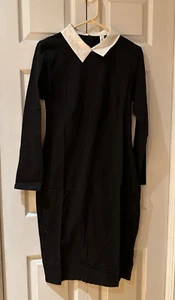 Aphratti Dress Elegant Collar Wear to Work Sheath with Sleeves Wednesday Women's - Picture 1 of 5