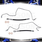 Fits Audi TT 2pcs Sunsong Rear Left Outer Right Outer Brake Line Hose Hydraulic