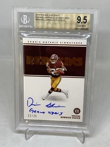 2018 Encased DERRIUS GUICE ROOKIE LSU TIGERS Scripted AUTO #12/25 BGS 9.5/10 - Picture 1 of 6