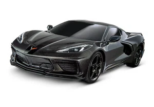 Traxxas 1/10 4-Tec 3.0 Chassis with Corvette Stingray Body - Metallic Black - Picture 1 of 6
