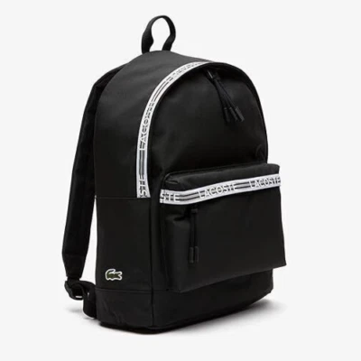 LACOSTE $142 NEOCROC Backpack bag with Zipped Logo Straps NEW NH4269NZ 279 - Image 1 of 4