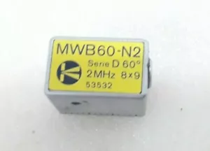 Sonda transductora de haz de ángulo ultrasónico KrautKramer MWB60-N2 2 MHz - Imagen 1 de 6