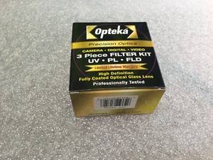 Opteka 3 Piece Filter Kit - UV -PL -FLD Precisión Optics - Picture 1 of 4