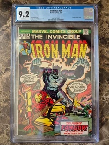 Iron Man #56 CGC 9,2 casi nuevo- 1973 Fangor Aparición Jim Starlin Arte - Imagen 1 de 4