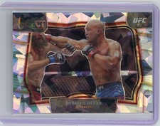 2023 Panini Select UFC Robbie Lawler Cracked Ice Prizm /8 No. 285 Octagonside