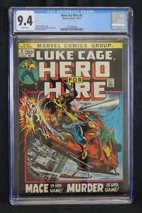 HERO FOR HIRE #3 - MARVEL COMICS 1972 - SLABBED CGC 9.4 - Bild 1 von 2