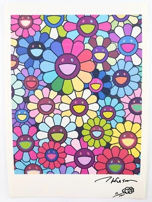 TAKASHI MURAKAMI Original Vintage Art Print Lithograph Signed Limited with COA - Image 1 of 3