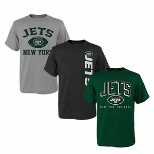 New York Jets NFL Jugend Jungen T-Shirt Set (3 Stück), Jugend Small - Bild 1 von 1