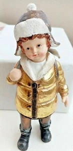 Boy With Satchel Christmas Decoration 20cm - Picture 1 of 5