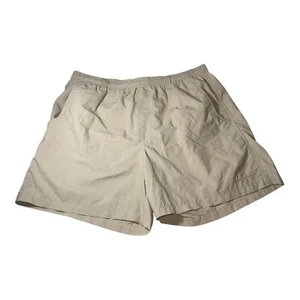 Columbia PFG Backcast 8" Omni-Shade Drawstring Water Shorts Tan Men L - Picture 1 of 4
