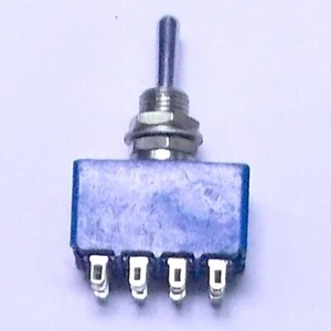 APEM 5666 ON-ON 4 Way Miniature Toogle Switch - Imagen 1 de 3