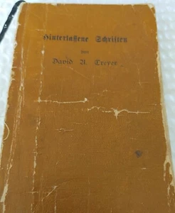 1925 Booklet dinterlafsene Schrijten l1an David A. Troyer Holmes Co Ohio - Picture 1 of 3