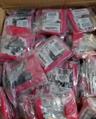 Sewing Basic Lot Of 100 With  40 Safety Pins in each pack  (BRAND NEW) - Image 1 of 4