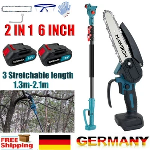2in1 Hochentaster Teleskop Astsäge Kettensäge Entaster Astkettensäge Für Makita - Bild 1 von 16