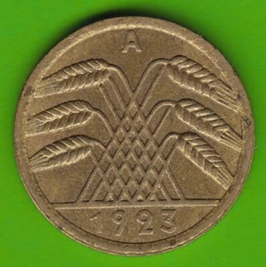 Coin Penny 50 Rentenpfennig 1923 A better than vz pretty nswleipzig - Picture 1 of 3