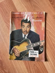 RARE FIND 67 YRS OLD TV RADIO MAG. NY. HERALD TRIBUNE TENN ERIE FORD COVER - Bild 1 von 10