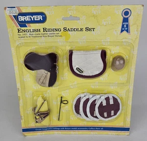 Vintage 1996 Breyer English Riding Saddle Set #2437 SEALED PKGDSTRSS - Bild 1 von 17