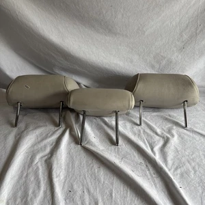 2001-2005 LEXUS IS300 Left Right REAR SEAT HEADREST SET OF 3 OEM Leather - Picture 1 of 10