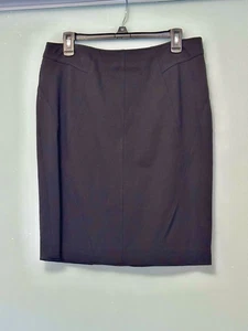 INC International Concepts sexy schwarzer Bleistiftrock komplett gefüttert Größe 12 - Bild 1 von 7