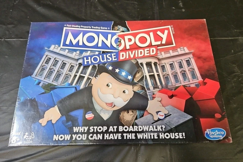 Monopoly Divided Board Game Hasbro Parker Brothers 2019 Politics