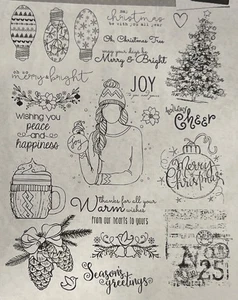 RARE Unity Stamp Company 09/2015 Our Hearts To Yours set of 23 christmas - Bild 1 von 5