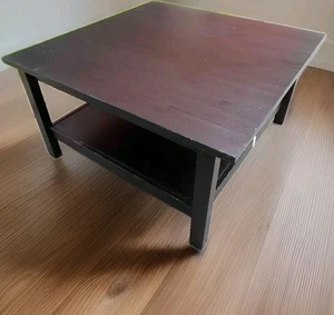 Tavolino da caffè Ikea Hemnes marrone scuro 35"x35" - nuovo con scatola - Foto 1 di 10