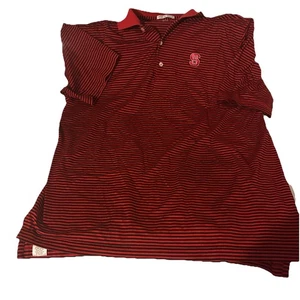 Peter Millar Sommer Komfort Poloshirt Herren Large rot Golf NC State Wolfpack - Bild 1 von 6