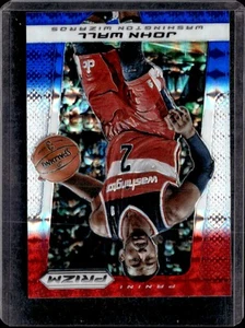 2013-14 Panini Prizm #99 John Wall Prizms Red White and Blue Mosaic - Foto 1 di 2