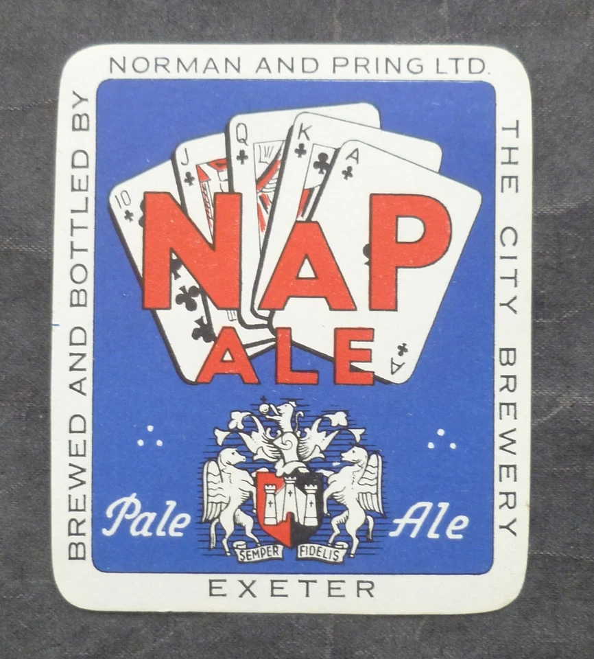 Vintage Beer Label, Exeter (Norman & Pring, The City Brewery ) - Image 1 of 1