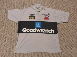 Vintage 90s Dale Earnhardt Goodwrench Racing Button Work Shirt NASCAR RCR Retro - Picture 1 of 9