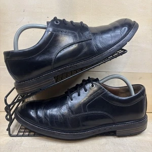 Clarks unstrukturierte Derby Schuhe Herren Größe 8 G schwarz Leder Schnürschuhe Clarks 1825 - Bild 1 von 15