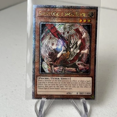 QCR Ghost Ogre & Snow Rabbit RA02-EN009 (Quarter Century Secret Rare) Alt Art - Image 1 of 4