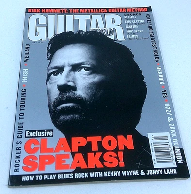Guitar World Magazine May 1998 Eric Clapton Cover Foto 1 de 2