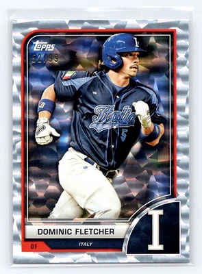 2023 Topps World Baseball Classic #70 Dominic Fletcher Cracked Ice Foil #/99 SN - Image 1 of 2