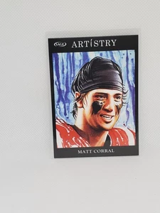 2022 Sage Artistry Matt Corral #97 Black Border - Picture 1 of 2