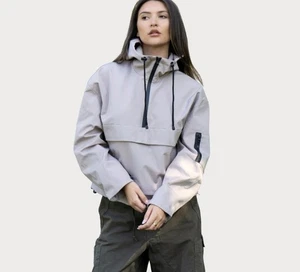 Puffit Sommer Hoodie Regenmantel Jacke Damen schwarz Gr. M - Bild 1 von 7