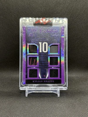 Hoja Art Of Sport 2023 Kylian Mbappe #/5 The Exhibit - Juego Usado Parche Púrpura Foto 1 de 2
