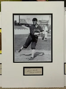 Eddie Cicotte Signed Index Card Display White Sox Autograph Eight Men Out - Picture 1 of 3