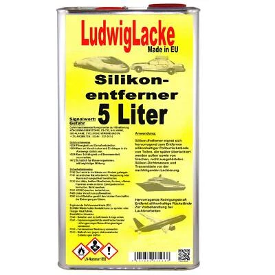 Silikonentferner 5 LITER  Reiniger  FÜR AUTOLACK Lackierer - Bild 1 von 4