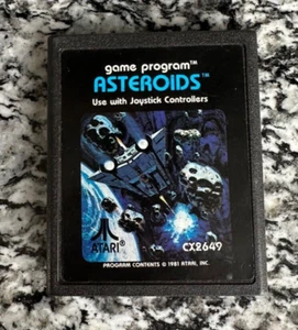 1981 Atari 2600 Asteroiden Spielpatrone mit Anleitung - Getestet - Bild 1 von 6