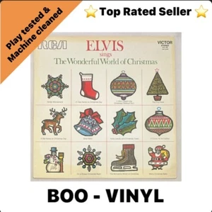 Elvis Presley - Elvis Sings The Wonderful World Of Christmas - Vinyl LP French - Picture 1 of 6