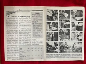 Thompson Center Arms Flintlock Renegade Magazine Article/Print Ad Detailed Info - Picture 1 of 2